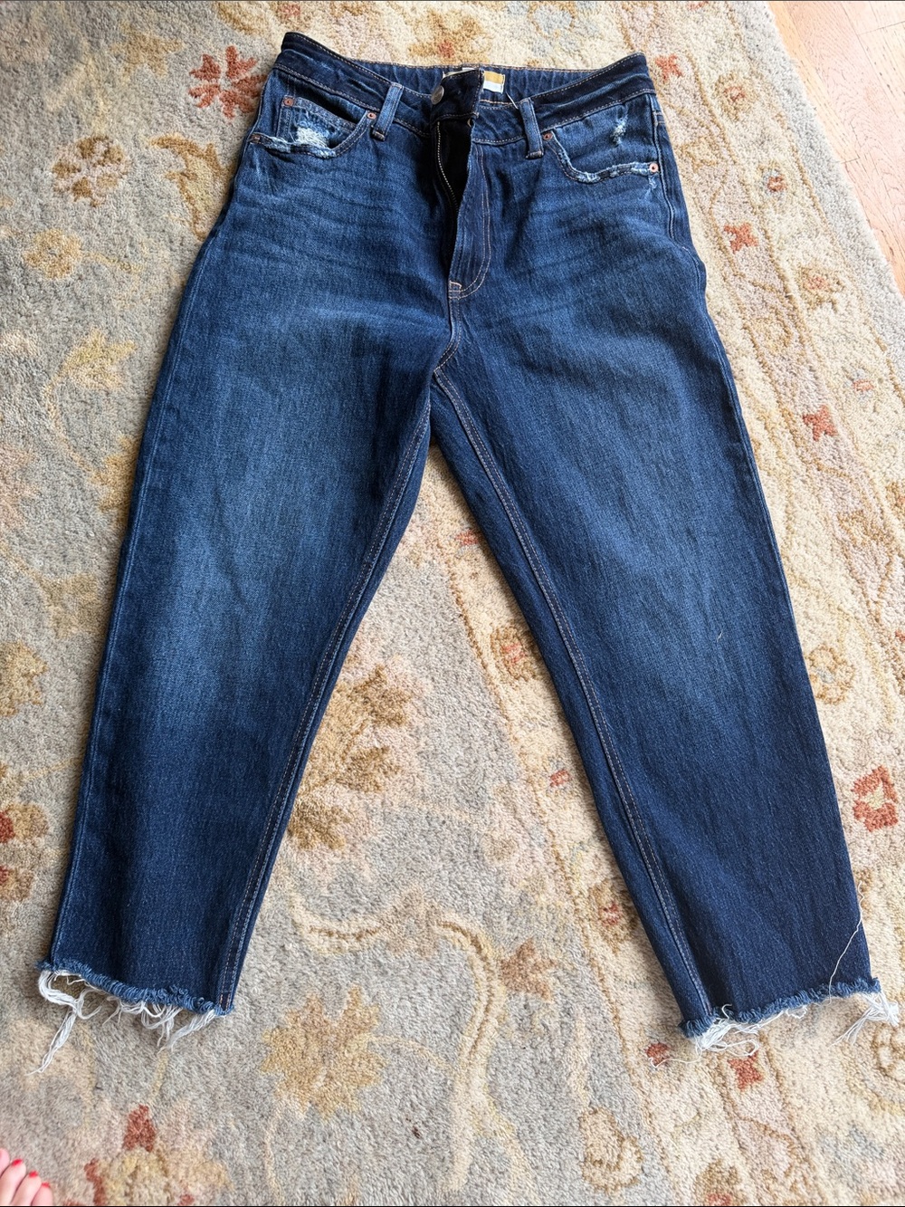 Goldie Blues size 10 cropped Women's Jeans - Indigo Blue